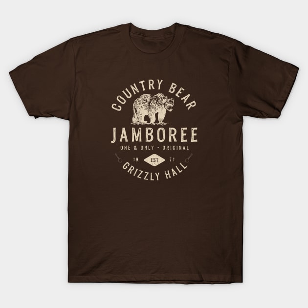 Country Bear Jamboree T-Shirt by GoAwayGreen